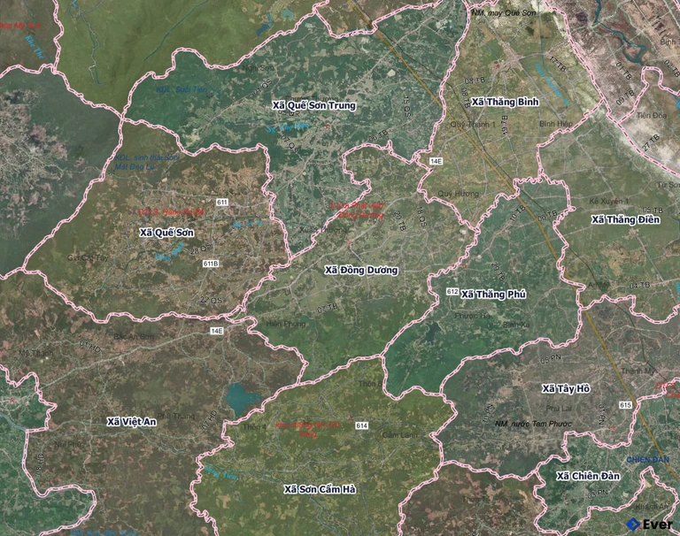 Bản đồ xã Đồng Dương, Đà Nẵng sau sáp nhập