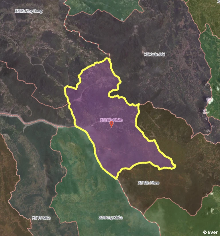 Bản đồ xã Đức Nhàn, Phú Thọ sau sáp nhập