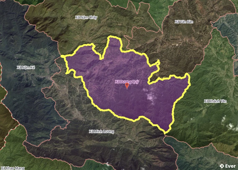 Bản đồ xã Dương Quỳ, Lai Châu sau sáp nhập