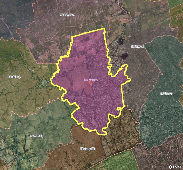 Bản đồ xã Gia Hòa, Cần Thơ sau sáp nhập