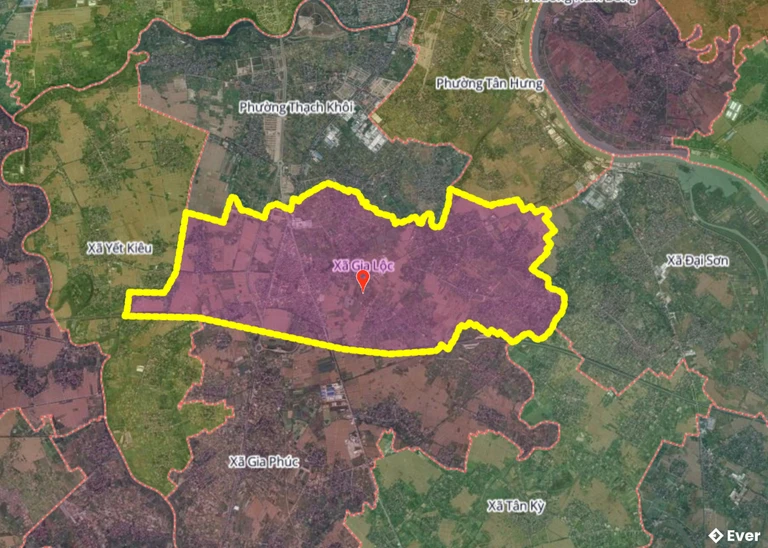 Bản đồ xã Gia Lộc, Hải Phòng sau sáp nhập