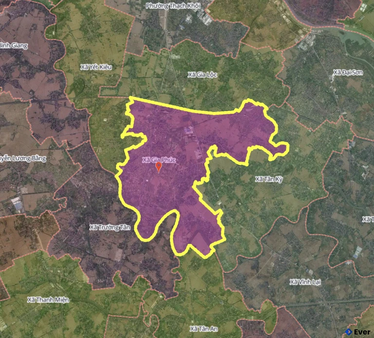 Bản đồ xã Gia Phúc, Hải Phòng sau sáp nhập