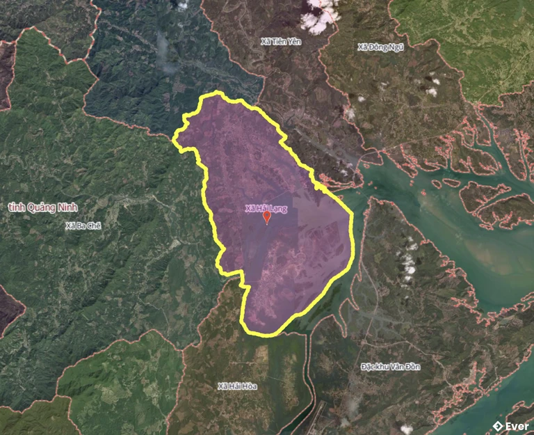 Bản đồ xã Hải Lạng, Quảng Ninh sau sáp nhập