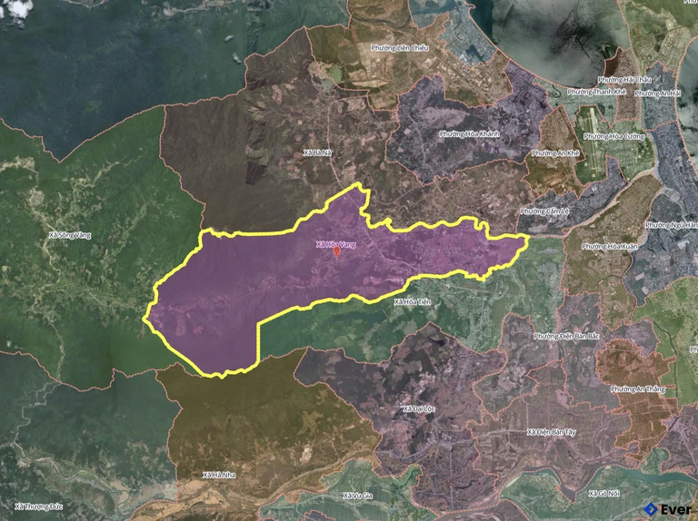 Bản đồ xã Hòa Vang, Đà Nẵng sau sáp nhập