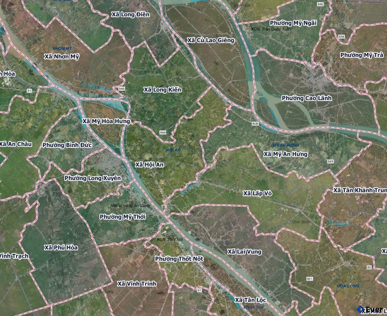 Bản đồ xã Hội An sau sáp nhập