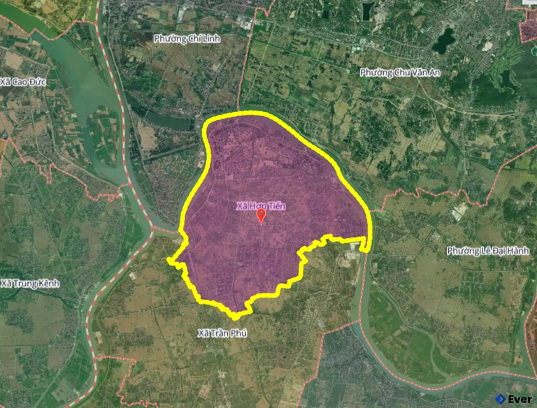 Bản đồ xã Hợp Tiến, Hải Phòng sau sáp nhập