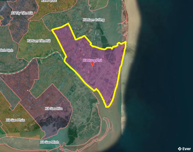 Bản đồ xã Hưng Phú, Hưng Yên sau sáp nhập