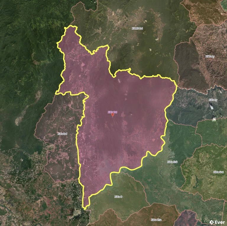 Bản đồ xã Ia Tơi, Quảng Ngãi sau sáp nhập