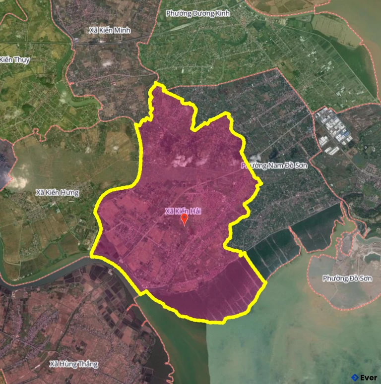 Bản đồ xã Kiến Hải, Hải Phòng sau sáp nhập