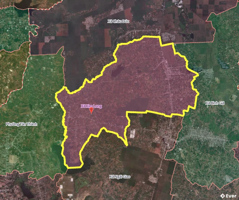 Bản đồ xã Kim Long, thành phố Hồ Chí Minh sau sáp nhập