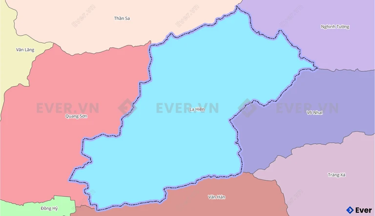 Bản đồ xã La Hiên, Thái Nguyên sau sáp nhập