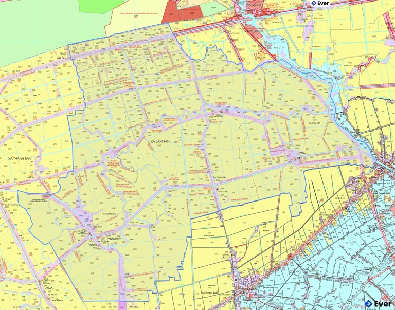 Bản đồ xã Lâm Tân, Cần Thơ sau sáp nhập