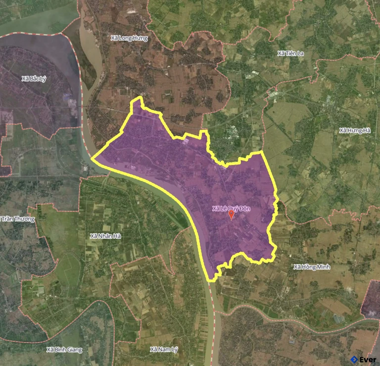 Bản đồ xã Lê Quý Đôn, Hưng Yên sau sáp nhập