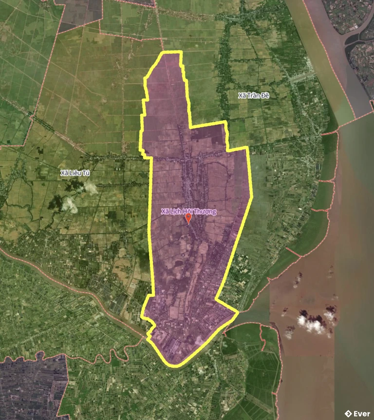 Bản đồ xã Lịch Hội Thượng, Cần Thơ sau sáp nhập