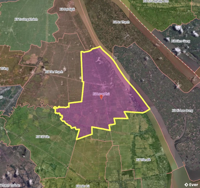 Bản đồ xã Long Phú, Cần Thơ sau sáp nhập