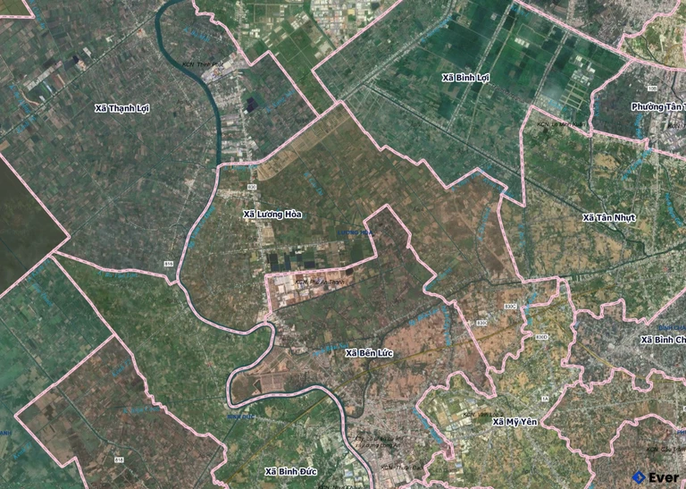 Bản đồ xã Lương Hòa, Tây Ninh sau sáp nhập