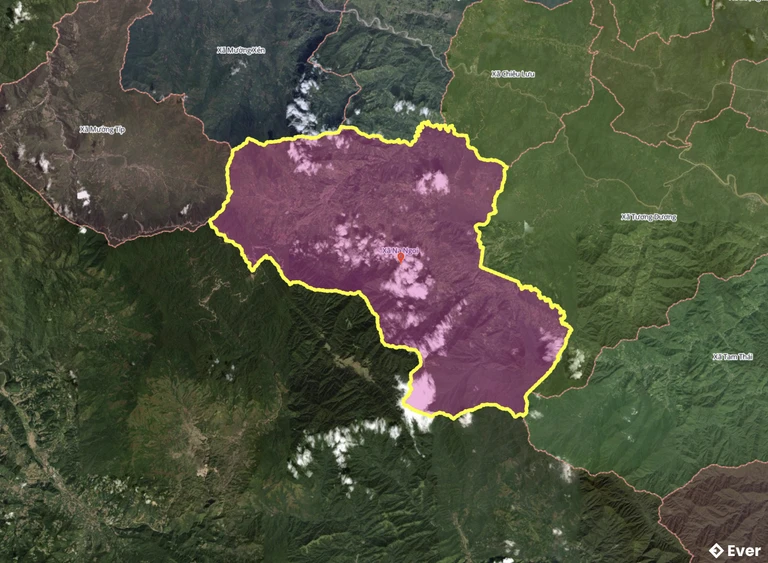 Bản đồ xã Na Ngoi, Nghệ An sau sáp nhập