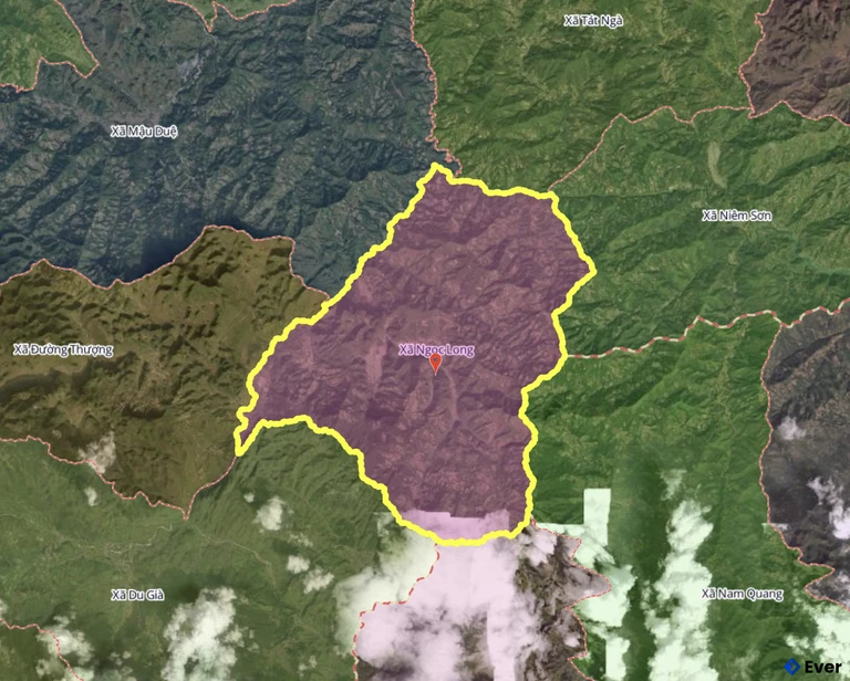 Bản đồ xã Ngọc Long, Tuyên Quang sau sáp nhập