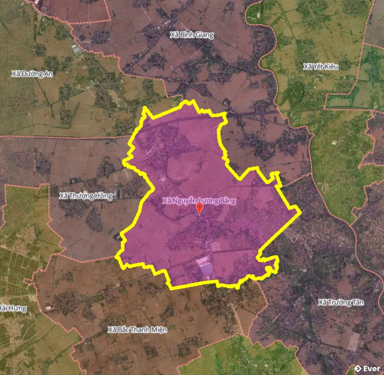 Bản đồ xã Nguyễn Lương Bằng, Hải Phòng sau sáp nhập