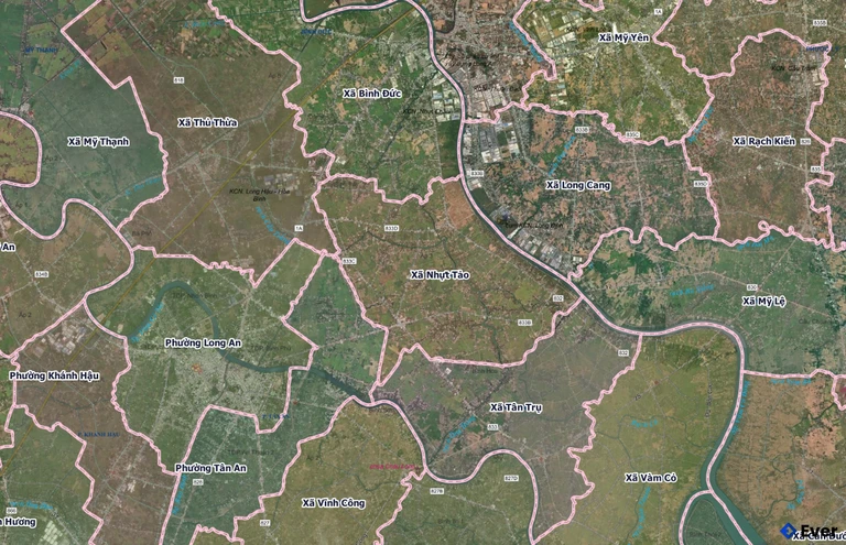 Bản đồ xã Nhựt Tảo, Tây Ninh sau sáp nhập