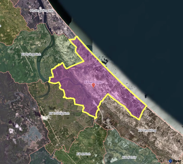Bản đồ xã Ninh Châu, Quảng Trị sau sáp nhập