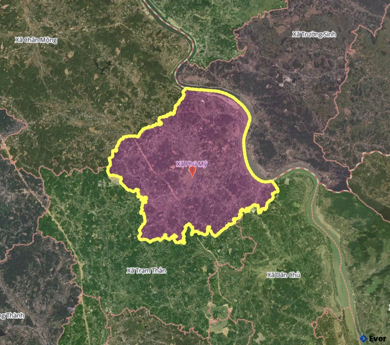 Bản đồ xã Phú Mỹ, Phú Thọ sau sáp nhập