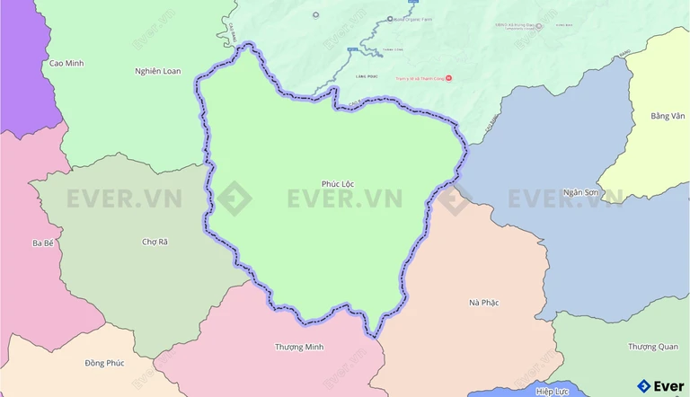 Bản đồ xã Phúc Lộc, Thái Nguyên sau sáp nhập