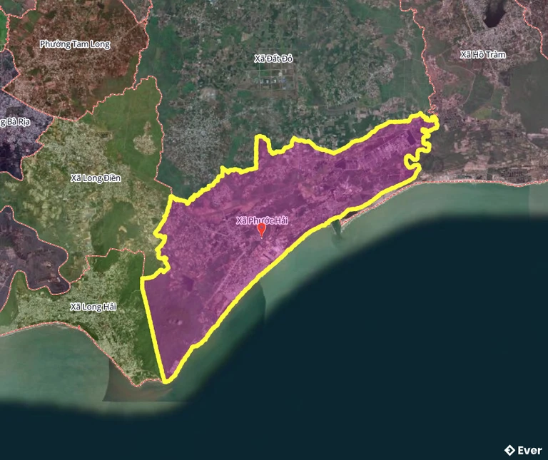 Bản đồ xã Phước Hải, thành phố Hồ Chí Minh sau sáp nhập