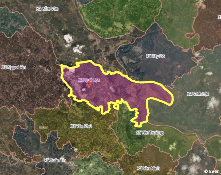 Bản đồ xã Quý Lộc, Thanh Hóa sau sáp nhập