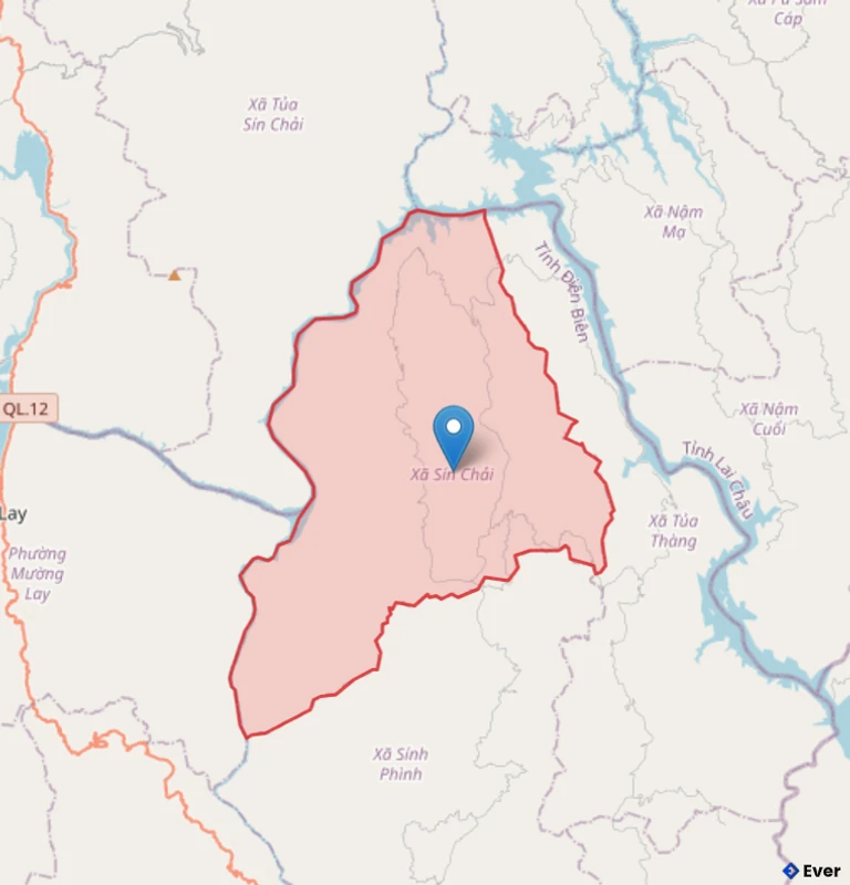 Bản đồ xã Sín Chải sau sáp nhập