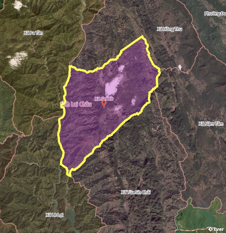 Bản đồ xã Sìn Hồ sau sáp nhập