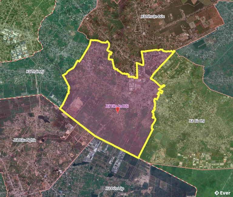 Bản đồ xã Tân An Hội, thành phố Hồ Chí Minh sau sáp nhập