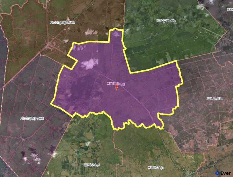 Bản đồ xã Tân Long, Cần Thơ sau sáp nhập