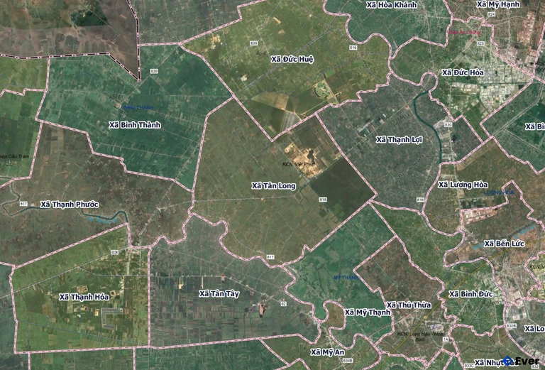 Bản đồ xã Tân Long, Tây Ninh sau sáp nhập