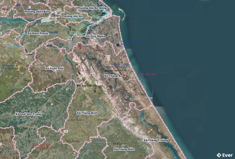 Bản đồ xã Thăng An, Đà Nẵng sau sáp nhập