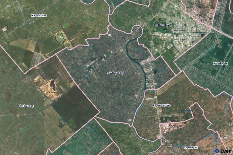 Bản đồ xã Thạnh Lợi, Tây Ninh sau sáp nhập