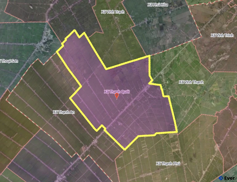 Bản đồ xã Thạnh Quới, Cần Thơ sau sáp nhập