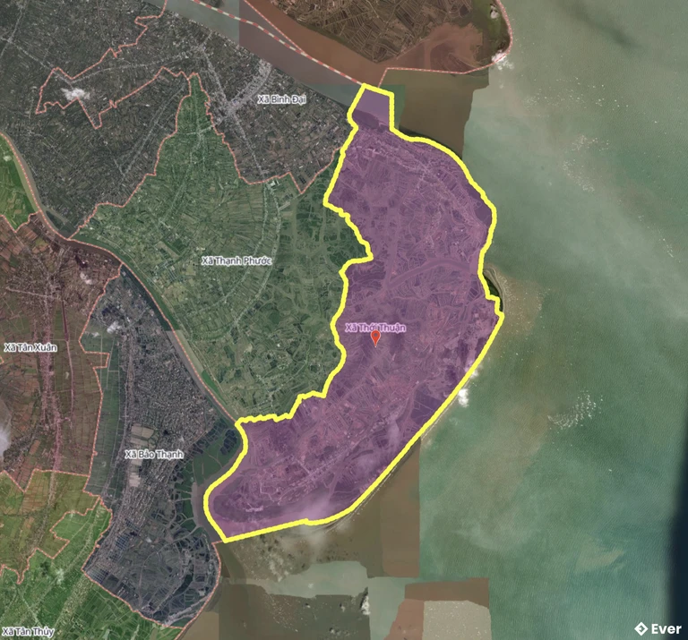 Bản đồ xã Thới Thuận, Vĩnh Long sau sáp nhập