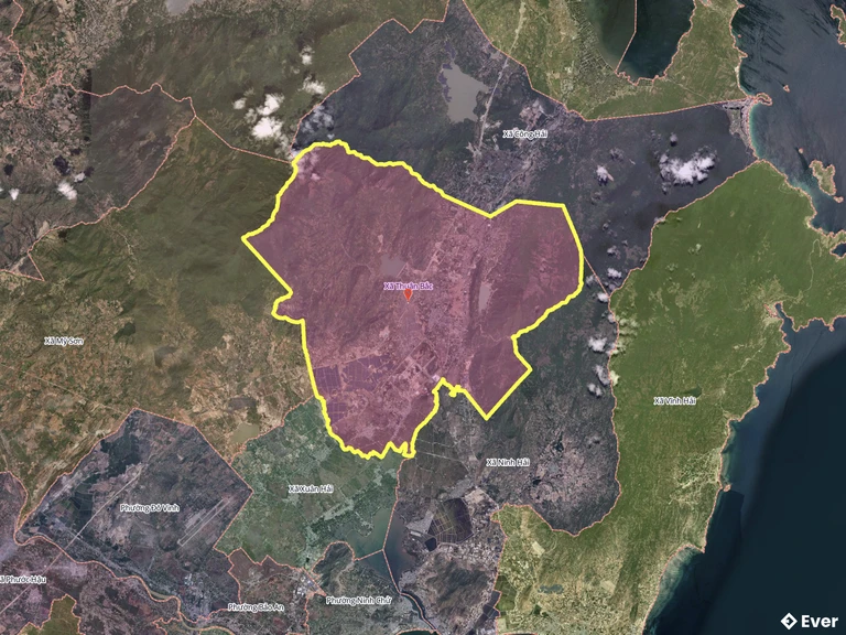 Bản đồ xã Thuận Bắc sau sáp nhập