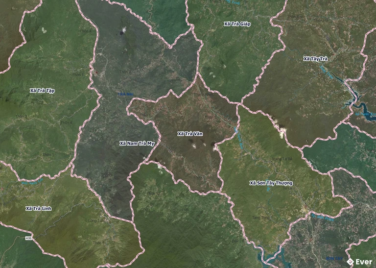 Bản đồ xã Trà Vân, Đà Nẵng sau sáp nhập