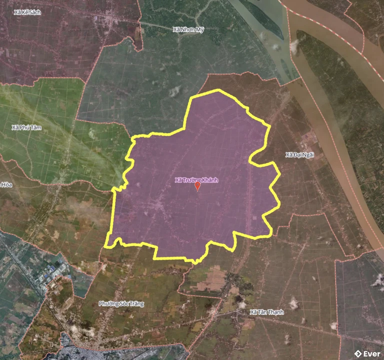 Bản đồ xã Trường Khánh, Cần Thơ sau sáp nhập