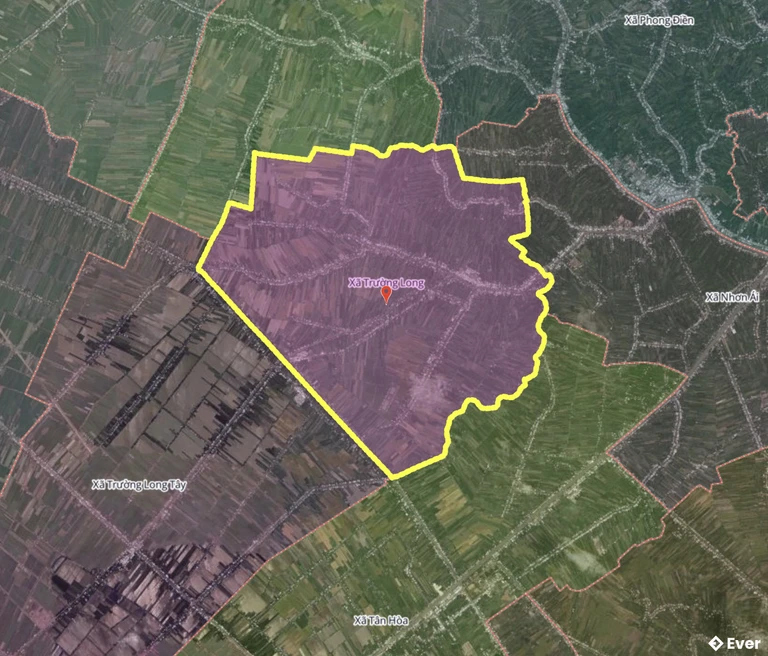 Bản đồ xã Trường Long, Cần Thơ sau sáp nhập