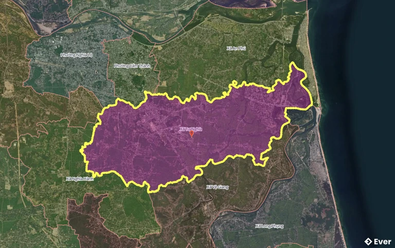 Bản đồ xã Tư Nghĩa, Quảng Ngãi sau sáp nhập