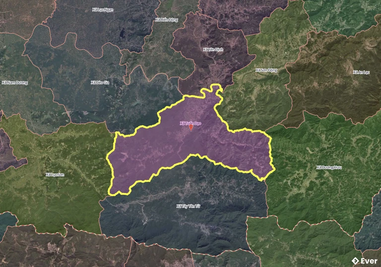 Bản đồ xã Tuấn Đạo, Bắc Ninh sau sáp nhập