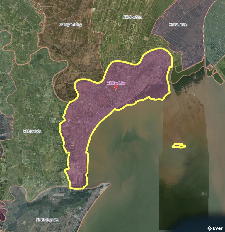 Bản đồ xã Vạn Lộc, Thanh Hóa sau sáp nhập