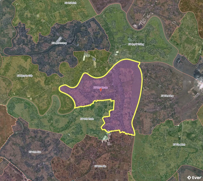 Bản đồ xã Vĩnh Thuận, Hải Phòng sau sáp nhập