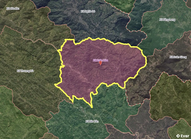 Bản đồ xã Xuân Hòa, Lào Cai sau sáp nhập