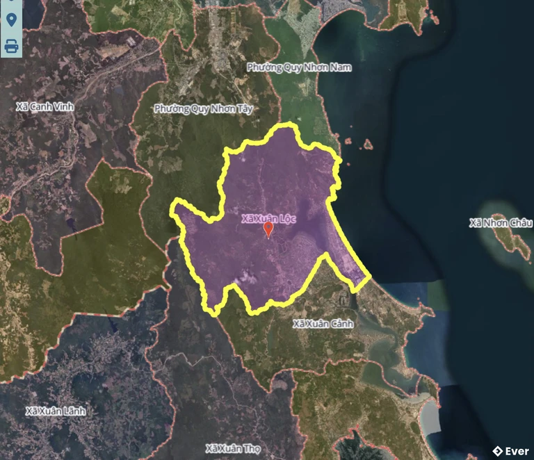 Bản đồ xã Xuân Lộc, Đắk Lắk sau sáp nhập