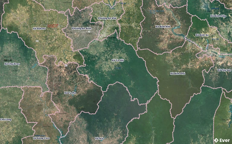 Bản đồ xã Ya Hội, Gia Lai sau sáp nhập