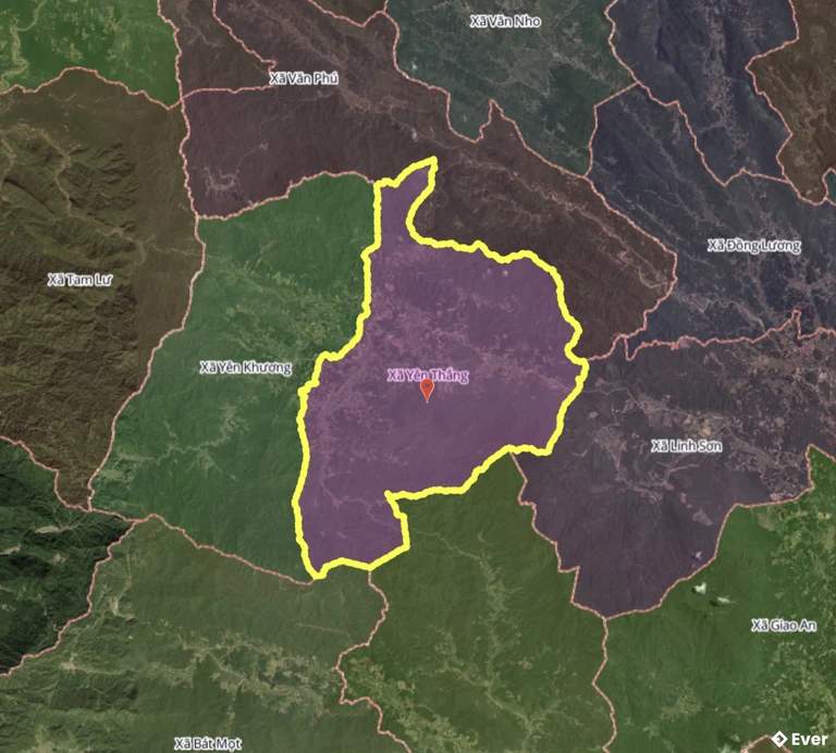 Bản đồ xã Yên Thắng, Thanh Hóa sau sáp nhập